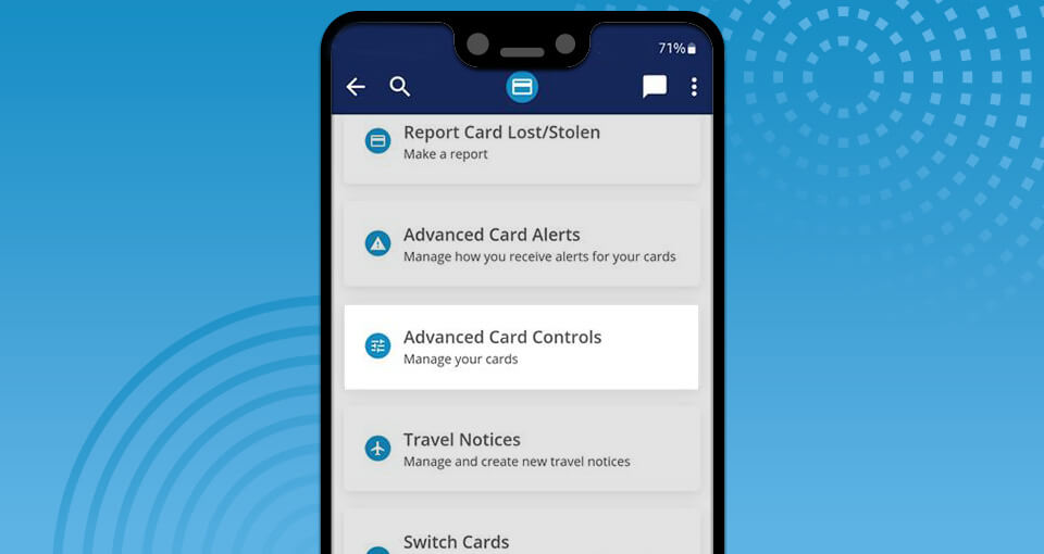 Advanced Card Controls